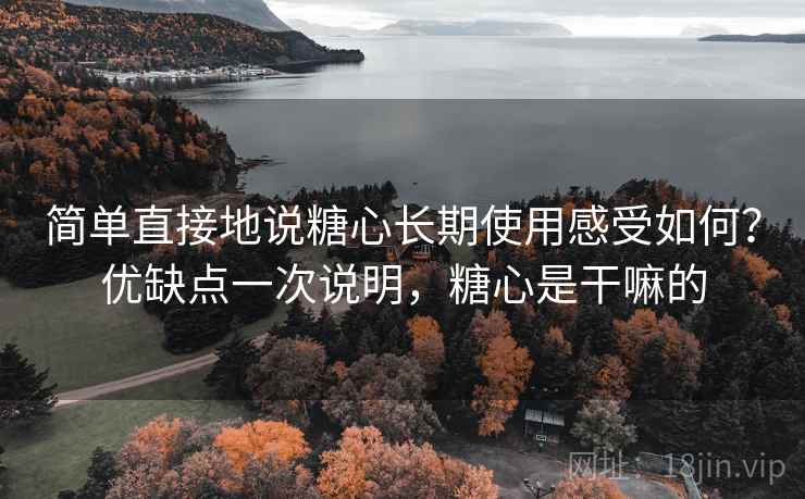 简单直接地说糖心长期使用感受如何?优缺点一次说明,糖心是干嘛的 简单直接地说糖心长期使用感受如何?优缺点一次说明,糖心是干嘛的
